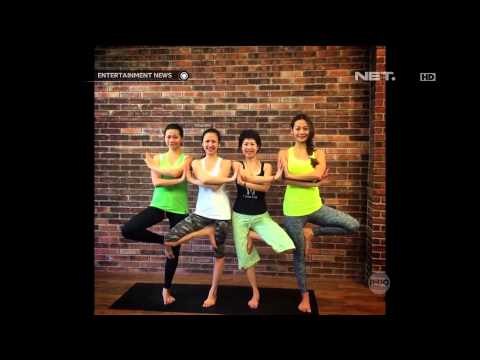 Indah Kalalo rutin latihan Yoga