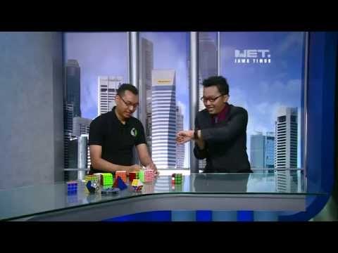 NET JATIM - Talkshow tentang mengasah otak dengan permainan Rubik