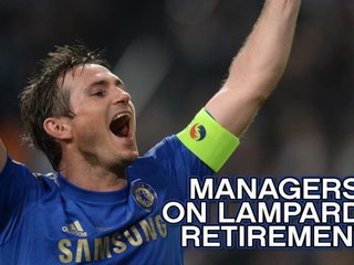 Video herunterladen: World managers united in Lampard praise