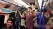 Londra Metrosu'nda vagonlar ''yaşa Mustafa Kemal Paşa yaşa'' diyerek inledi