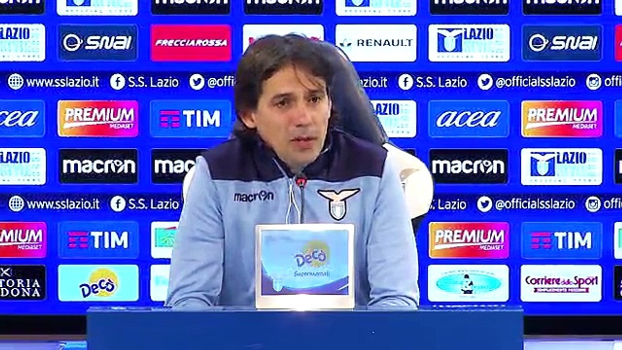 Conf Inzaghi 4 febbraio 2017 - Vigilia Pescara Lazio