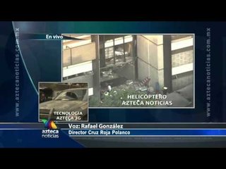 Explosión en Torre de PEMEX por corto circuito
