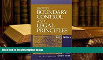 PDF [DOWNLOAD] Brown s Boundary Control and Legal Principles TRIAL EBOOK
