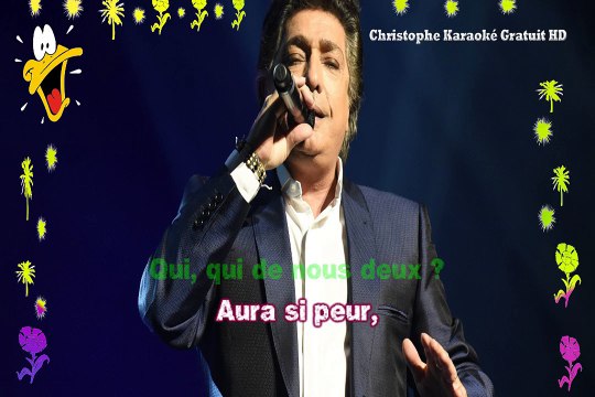 Frédéric François - Qui de nous deux KARAOKE / INSTRUMENTAL