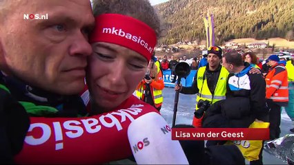 Après 190 km, cette patineuse de vitesse chute dans les tous derniers mètres...