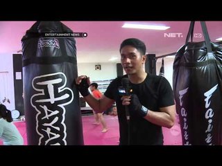 Zendhy Zain latihan muay thai