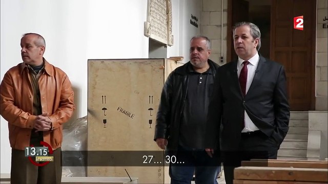 13h15 . Le directeur des musées de Syrie a organisé le sauvetage des statues de Palmyre
