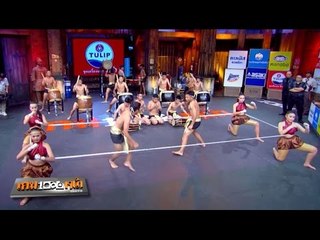 โชว์.. "ตีกลองทัดมวยไทย ร.ร.ประทุมอนุสรณ์" ..{ เกมพันหน้า 17 ส.ค. 57 }_ part 1