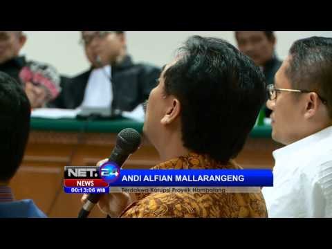 NET24 - Nazaruddin, Anas dan Andi Mallarangeng bersaksi dalam sidang korupsi Hambalang