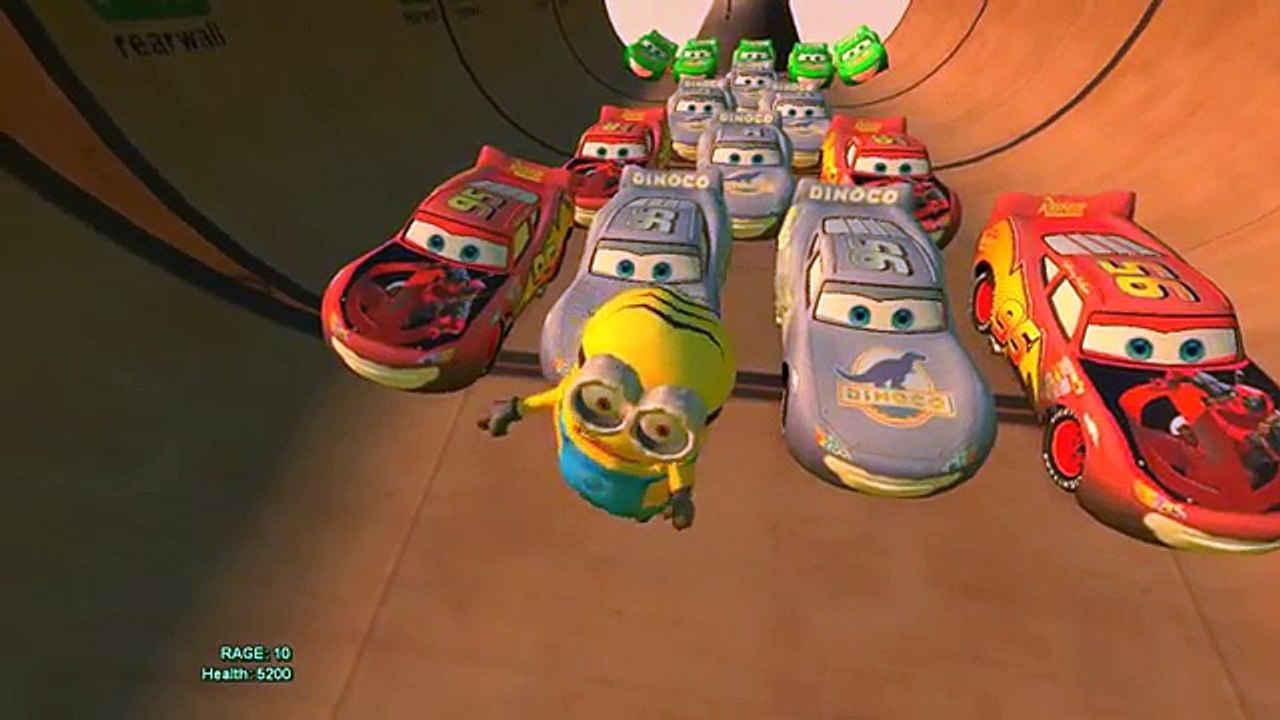 Minion Nursery Rhymes for Children Disney Cars Lightning McQueen (Songs for Children with Action)