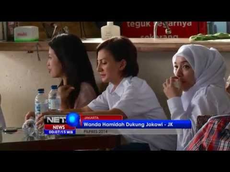 NET24 - Wanda Hamidah dukung pasangan Jokowi Jusuf Kalla