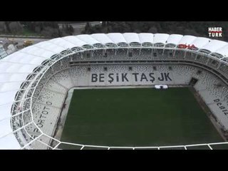 Vodafone Arena'nın çimleri tamam [Havadan çekim]