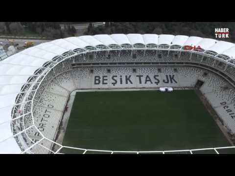 Vodafone Arena'nın çimleri tamam [Havadan çekim]