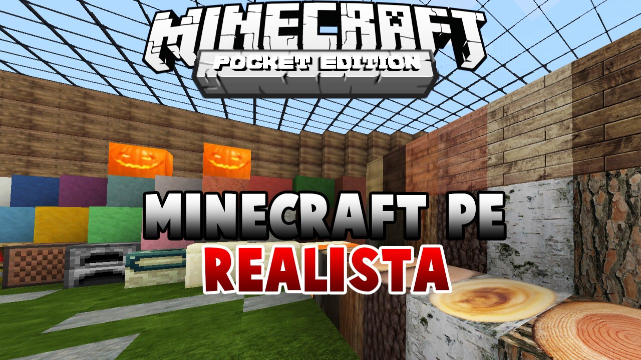 Minecraft PE 1.0.3 Modificado com Textura Realista[APK Modificado]