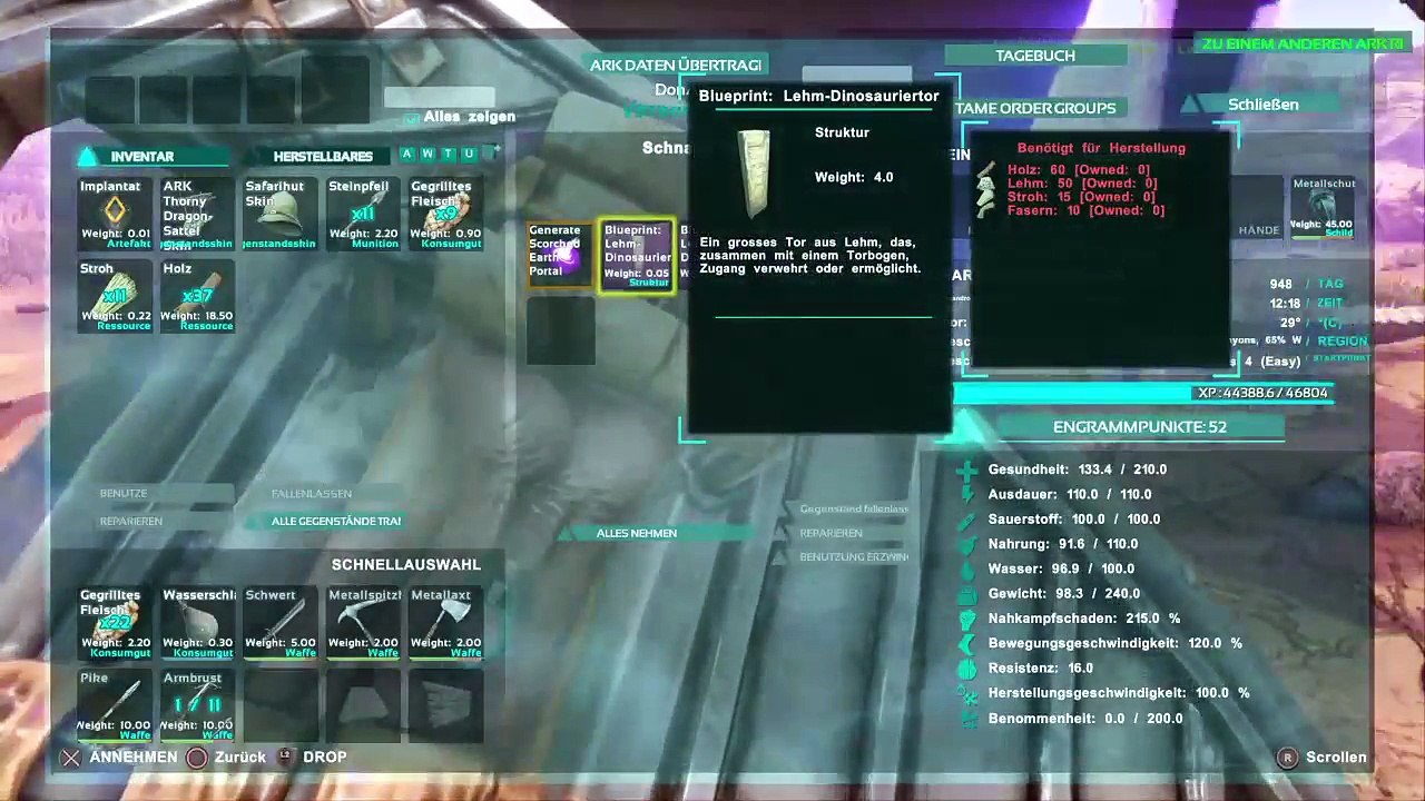 DonAleszandro ARK Survival Evolved : ««-Rohstoff Sammler Don Rambo beim Aufbau eines Imperiums-»» (854)