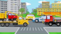 The Police car Vs BAD CARS Battle - Cartoons for children - Cars & Trucks for Kids
