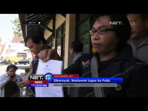 NET17 - Wartawan Kompas TV yang Dikeroyok di Sleman Melapor ke Polisi