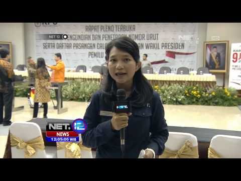 NET12 - Live Report dari KPU Tentang Pengundian Nomor Urut Pilpres 2014