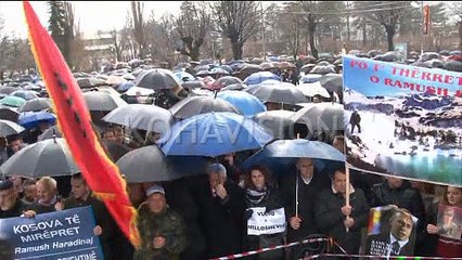 Në Pejë e Bruksel u protestua për lirimin e Haradinajt