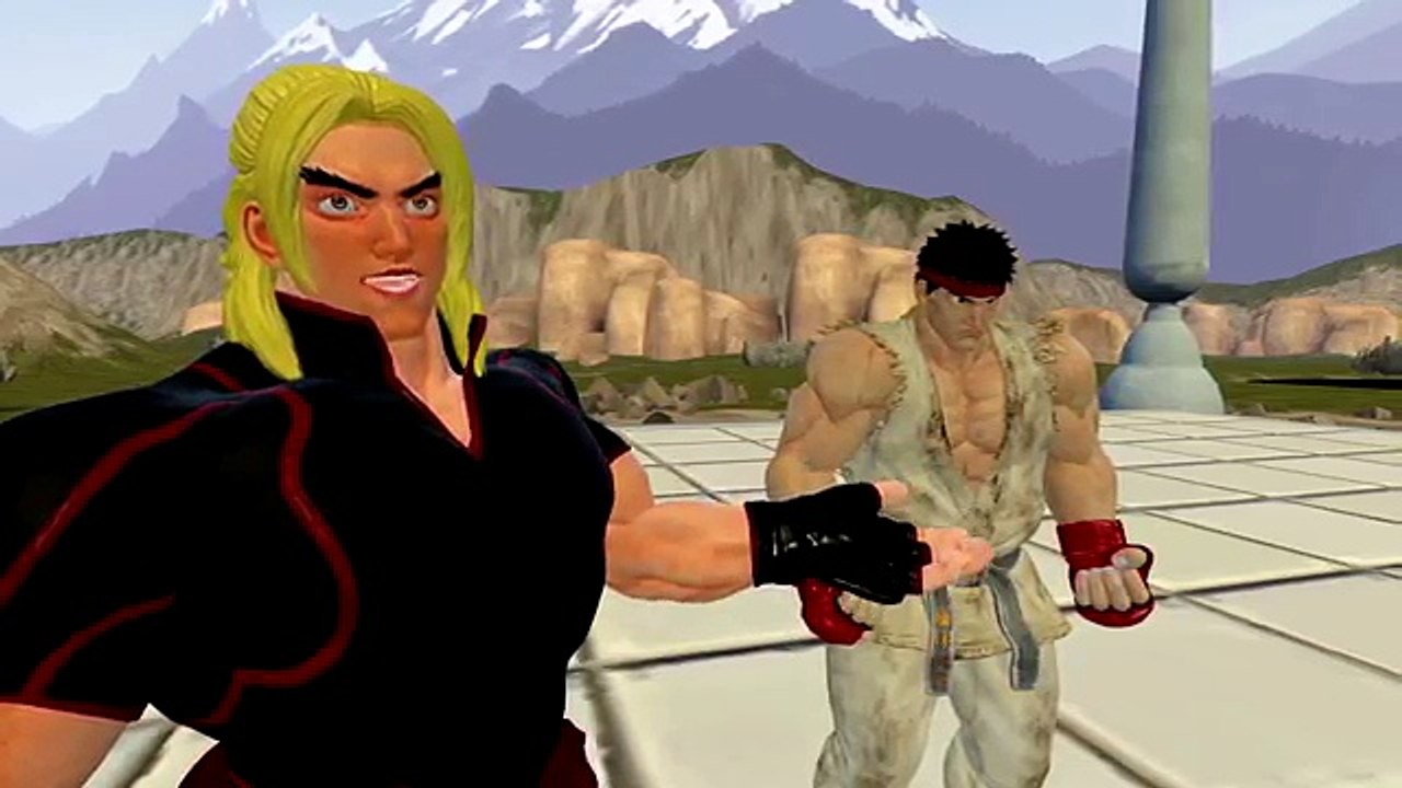 Dragon Ball Z Abridged Cell Vs Ryu & Ken Cell Games