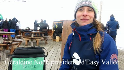 Livraison de repas sur pistes