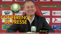 Conférence de presse Stade Brestois 29 - FC Sochaux-Montbéliard (2-0) : Jean-Marc FURLAN (BREST) - Albert CARTIER (FCSM) - 2016/2017