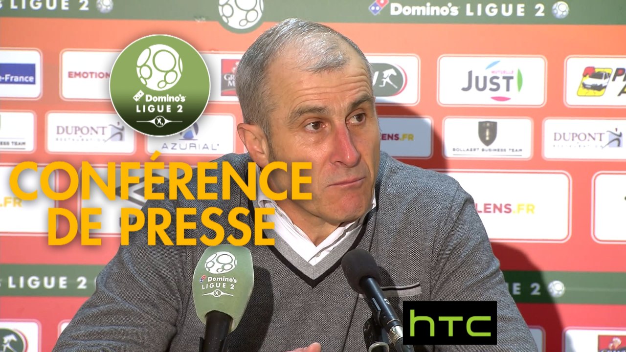 Conférence de presse RC Lens - ESTAC Troyes (0-0) : Alain  CASANOVA (RCL) - Jean-Louis GARCIA (ESTAC) - 2016/2017