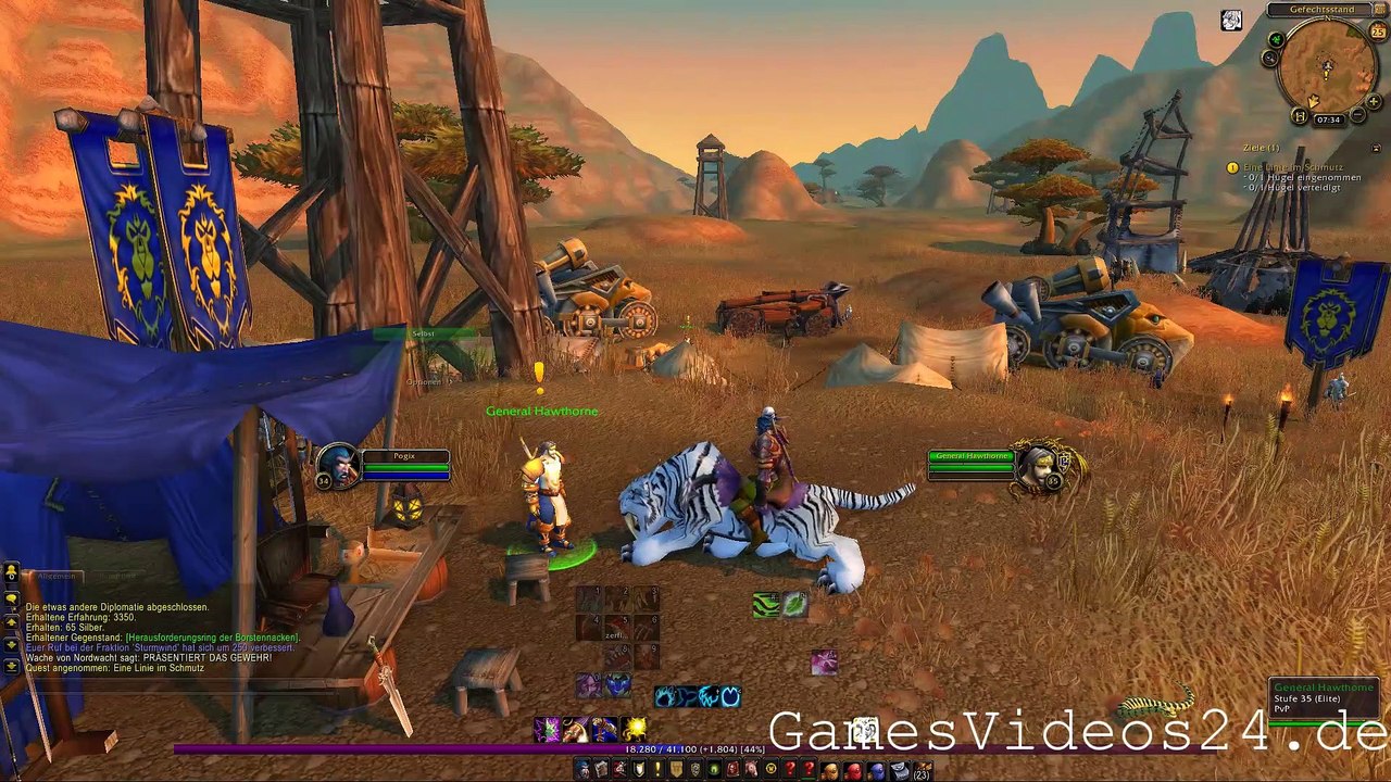 World of Warcraft Quest: Eine Linie im Schmutz