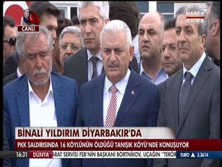 Binali Yıldırım Diyarbakır'da konuştu