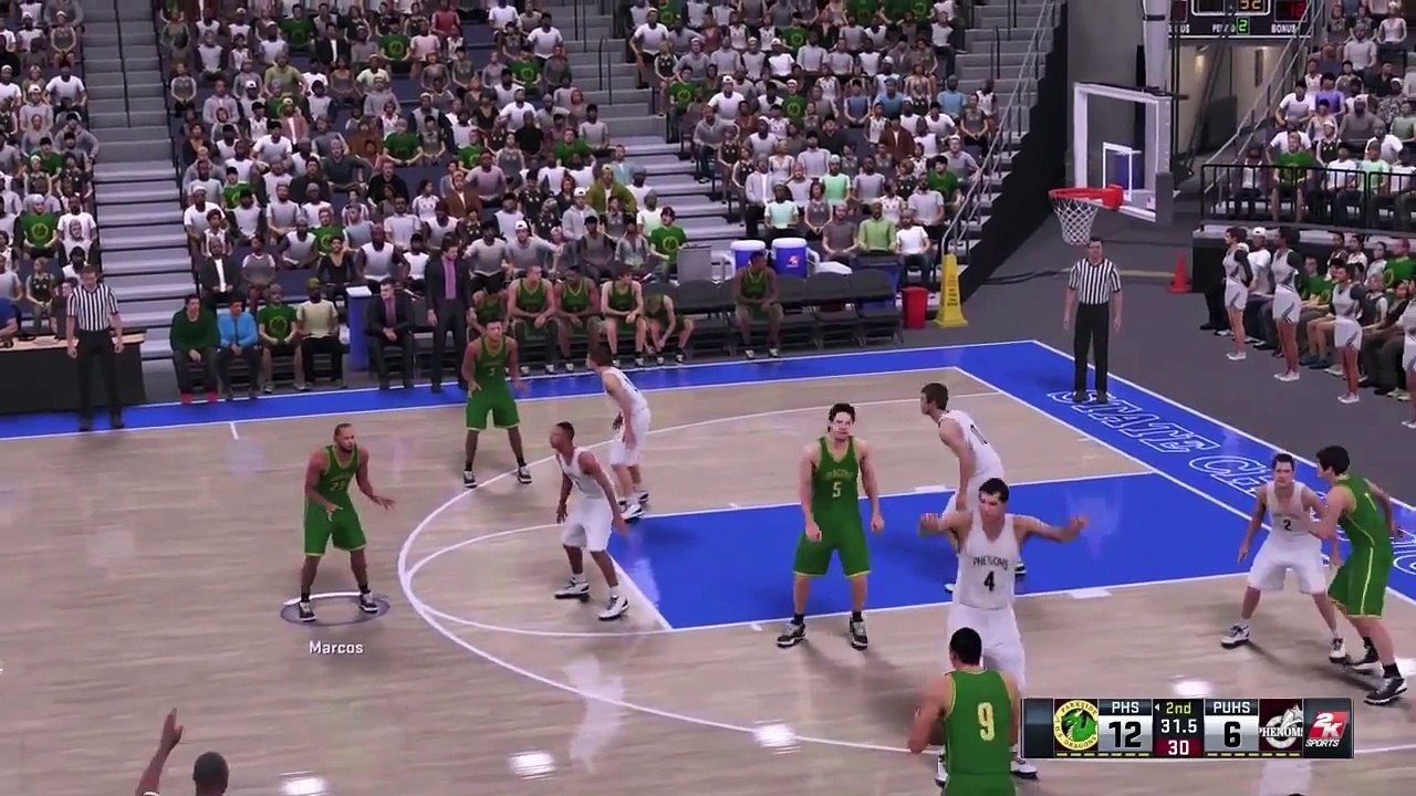 NBA2K16 PS4 My Career - High School Game 3 State Championship