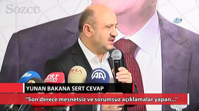 Bakan Işık'tan Yunan mevkidaşına sert cevap