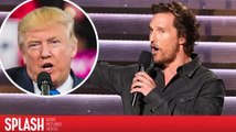 Matthew McConaughey dice que Hollywood ya debería aceptar a Donald Trump