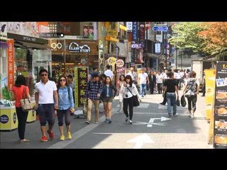 Pusat belanja di Korea Myongdong - NET12