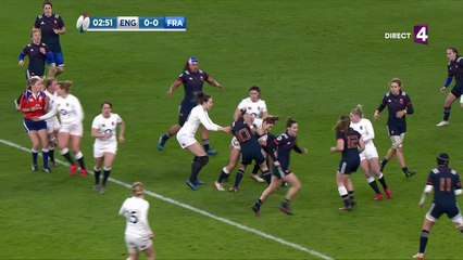 Six Nations Féminin : Premier essai tricolore des Bleues face à l'Angleterre
