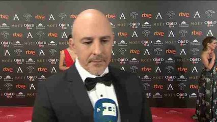 Roberto Álamo, "muy ilusionado" con su candidatura  a mejor actor