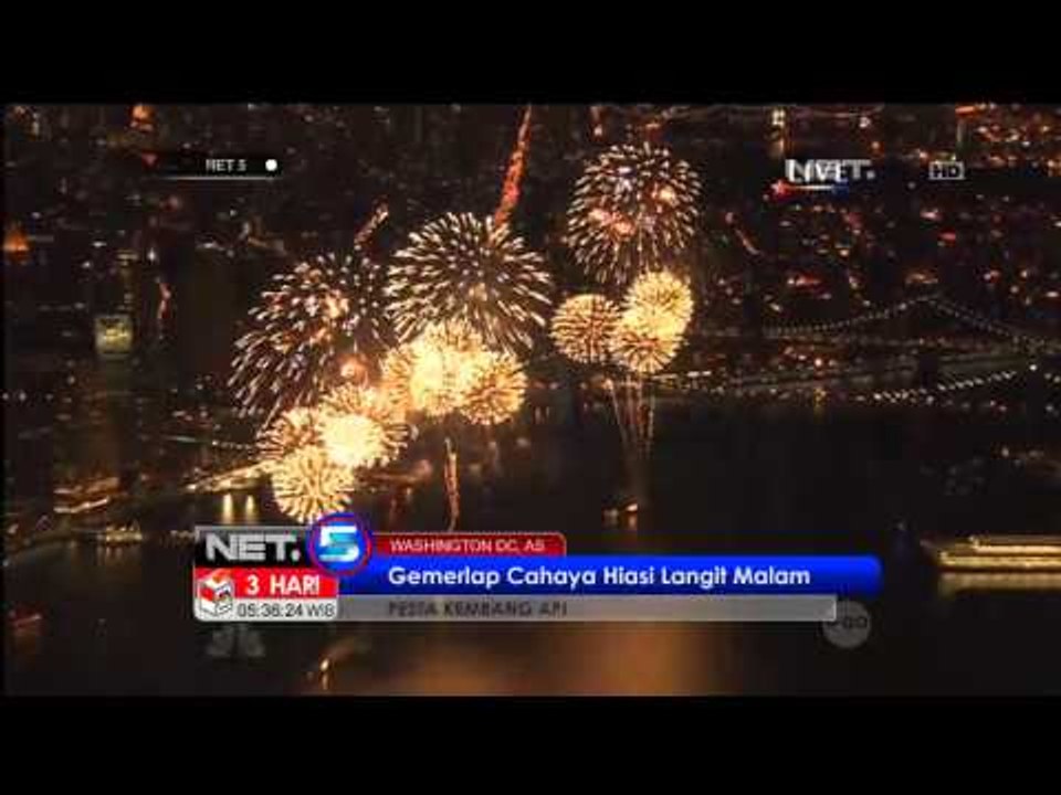 Pesta kembang api hiasi langit malam - NET5