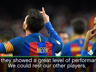 Enrique happy to be able to rest players