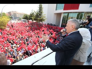 Başbakan Yıldırım: ''Hainlerin yuvalandığı o Akıncı üssü kapatılacaktır''