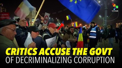 ANTI-GOVT PROTESTS ROCK BUCHAREST