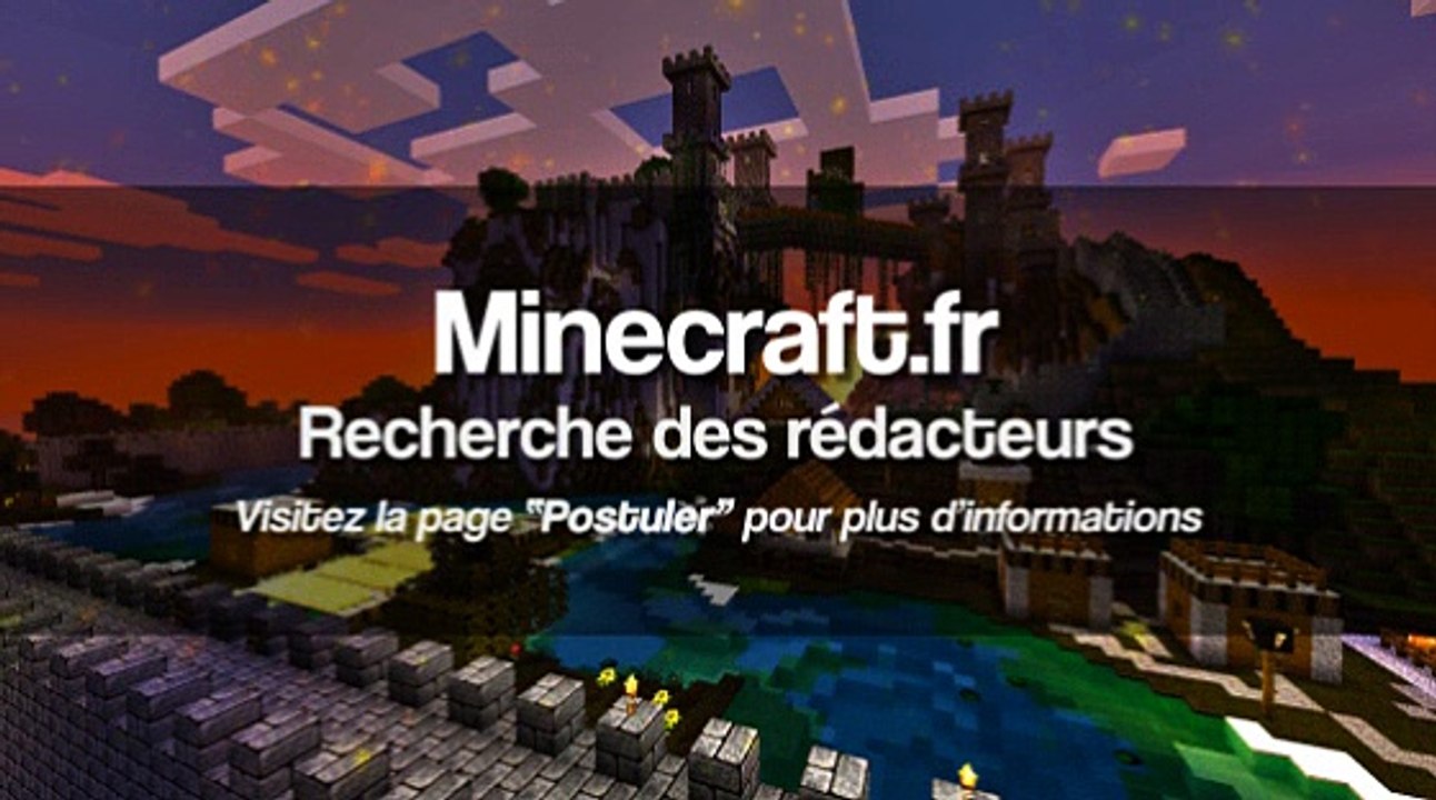 Recrutement Minecraft.fr