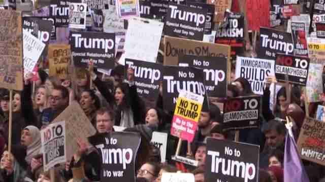 Reino Unido se levanta contra Trump y sus políticas racistas