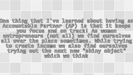 Accountability Keeps You Focussed