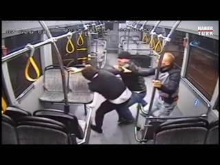 Halk otobüsünde şoföre ölümüne darp kamerada