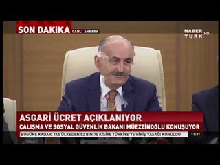 2017 yılı asgari zam ücreti belli oldu!