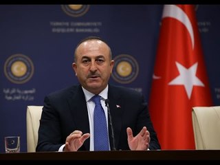 Dışişleri Bakanı Çavuşoğlu'ndan Halep'le ilgili basın toplantısı