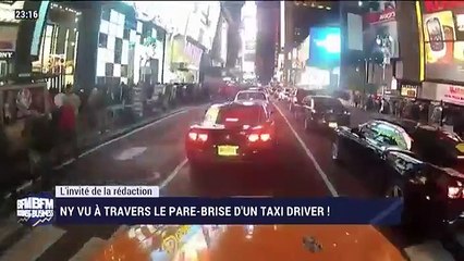 New York vu à travers le pare-brise d'un taxi driver - 04/02