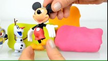 Mickey mouse Play doh Kinder Surprise eggs Minions Disney Toys Frozen new Peppa pig