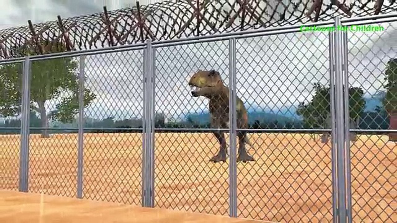 Angry Dinosaur Compilation | Monster Truck Vs Dinosaurs | Funny Cartoon Videos for Children