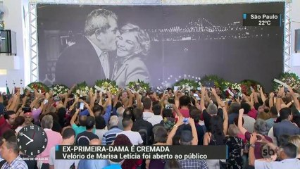 Corpo da ex-primeira-dama Marisa Letícia é cremado em São Bernardo do Campo
