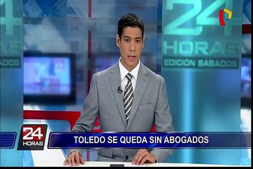 Amoretti sobre renuncia de abogados de Alejandro Toledo: “Se ha quedado solo”